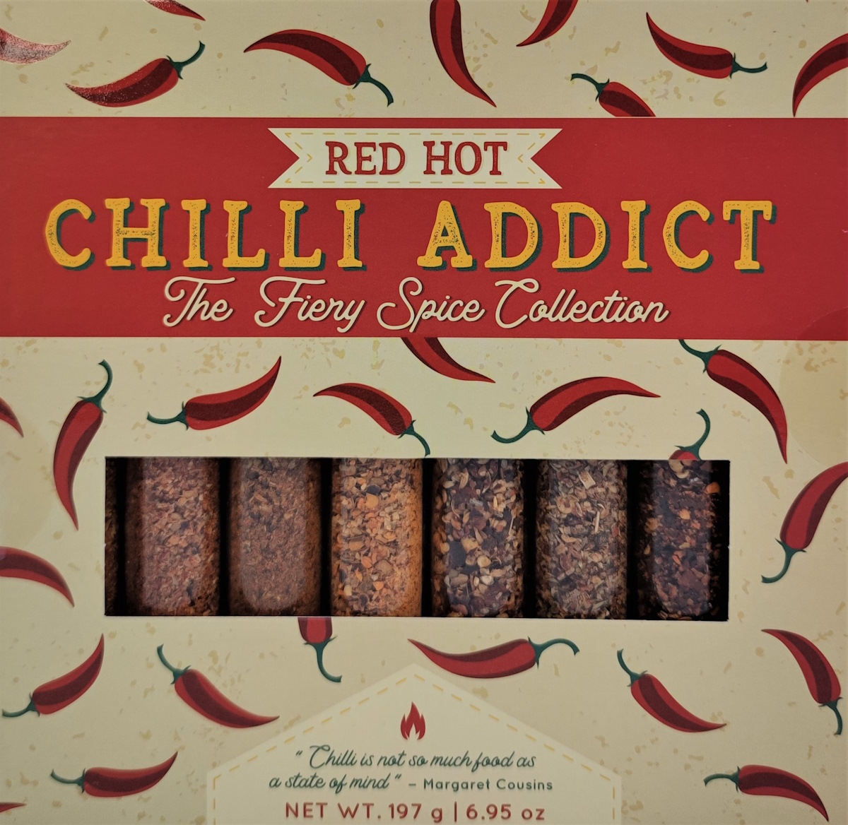 Gewürzset Red Hot Chilli Addict  8 Glasröhrchen von eat.art 0,197 kg