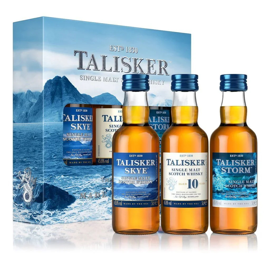 Talisker 3er Miniatur-Set - Single Malt Scotch Whisky 0,15 l