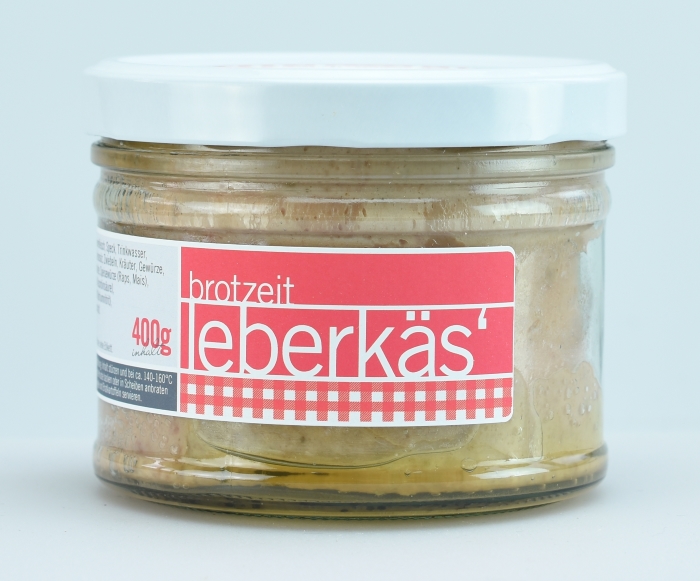 Brotzeit Leberkäs im Glas von  Faber Feinkost 0,4 kg
