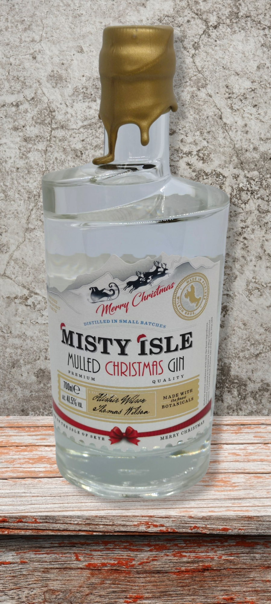 Misty Isle Mulled Christmas Gin 41,5% Vol. Isle of Skye Distillers 0,7 l