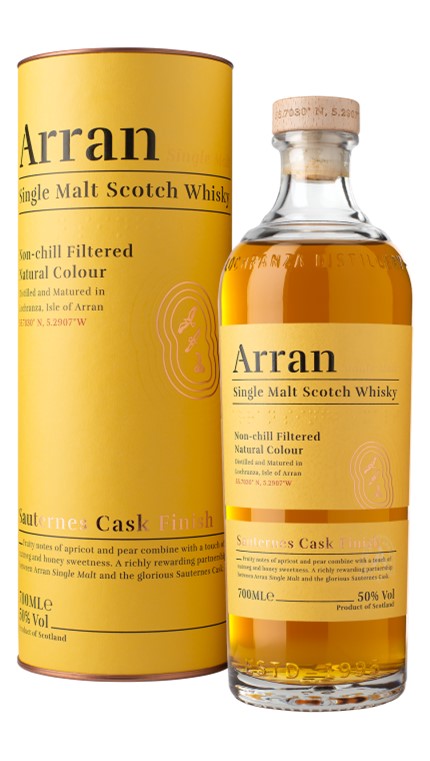 The Arran Sauternes Cask Finish - Single Malt Scotch Whisky - 50% Vol. 0,7 l