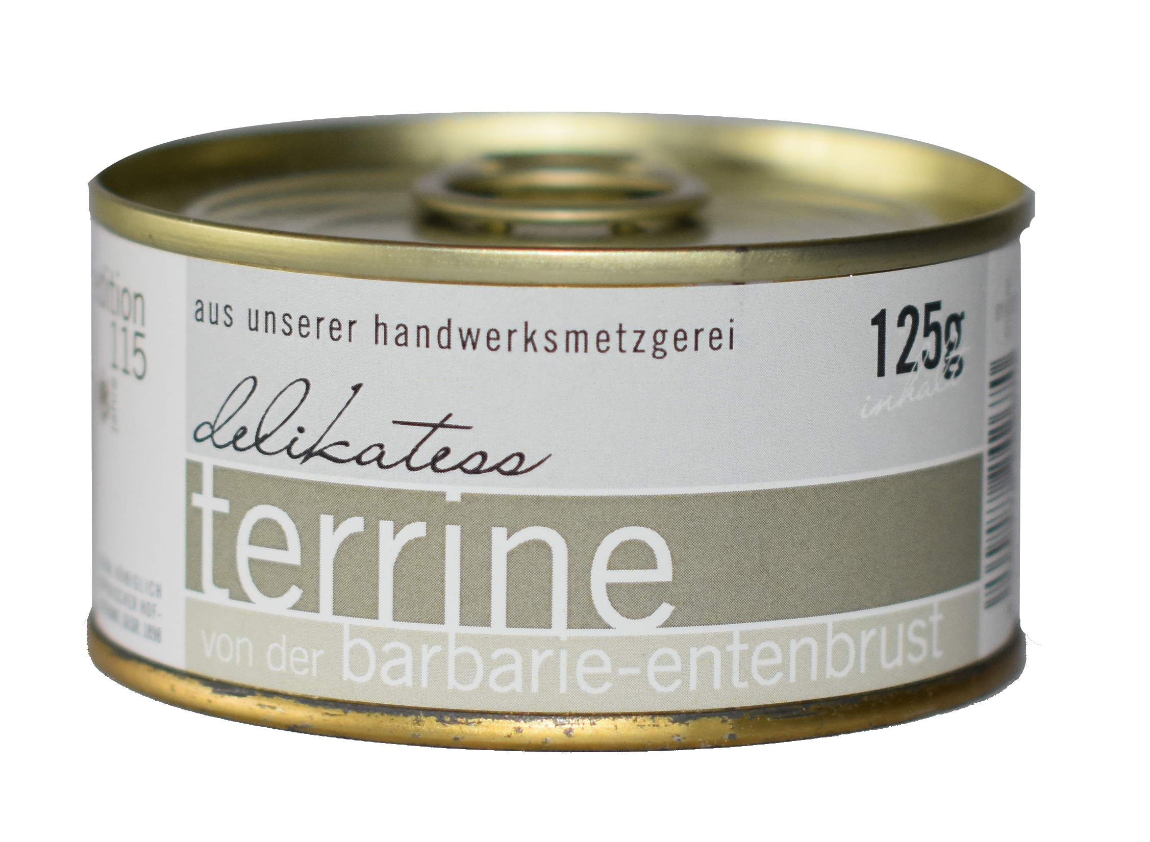 Delikatess Terrine von der Barbarie-Entenbrust, Faber Feinkost 0,125 kg