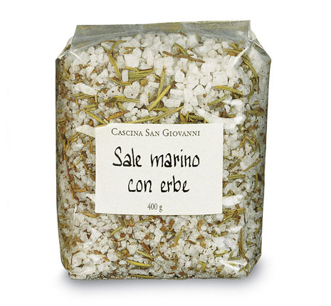 Meersalz mit Kräutern, Cascina San Giovanni, Piemont 0,4 kg