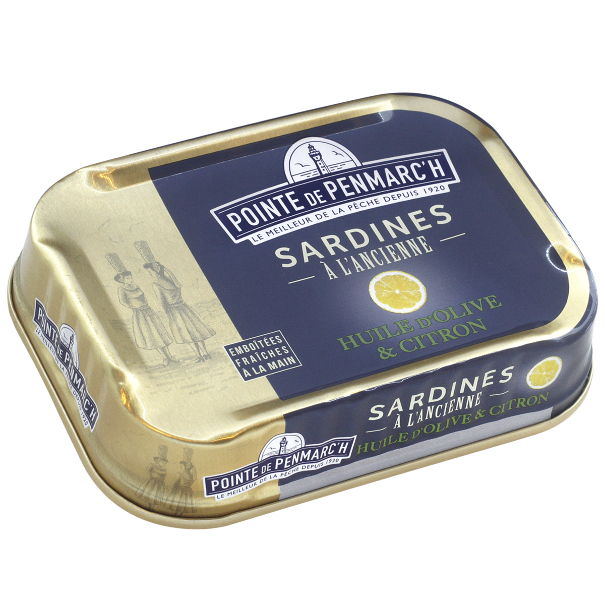 Sardinen in Olivenöl und Zitrone, La Pointe de Penmarch, Bretagne 0,115 kg
