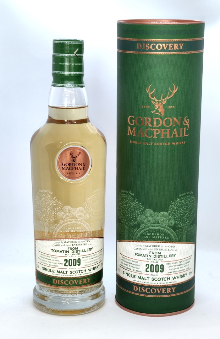 Tomatin 2009/2021 Gordon & MacPhail Discovery New Range Single Malt Whisky 43% Vol. 0,7 l