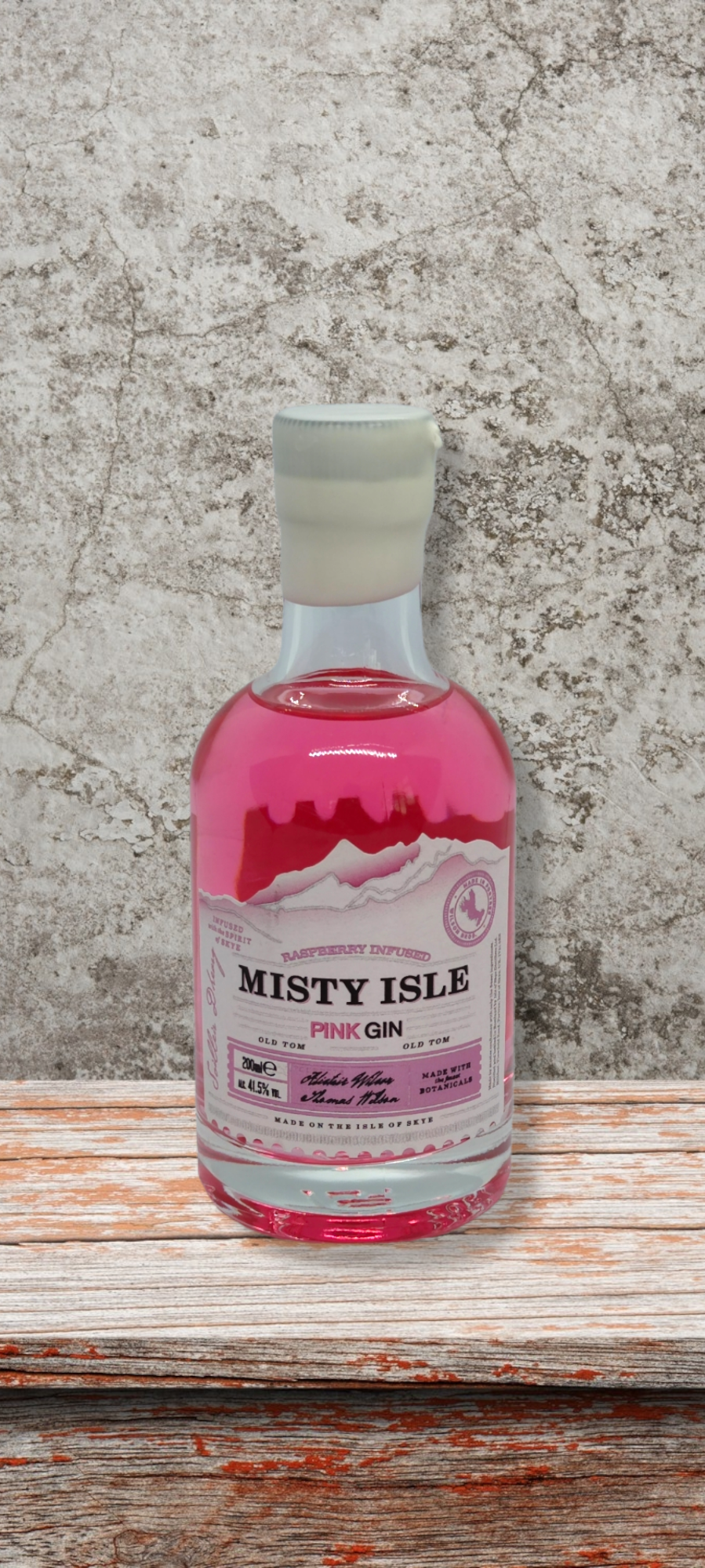 Misty Isle Pink Gin 41,5% Vol. Isle of Skye Distillers 0,2 l
