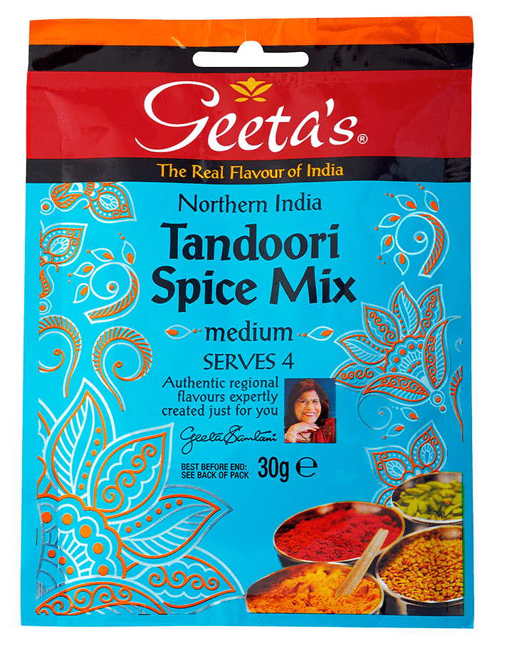 Geeta´s Tandoori Spice Mix - medium, 0,08 kg