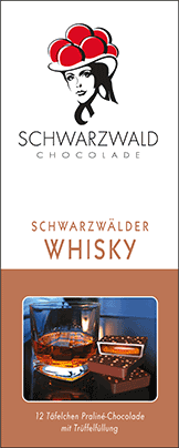 Schwarzwald Chocolade, Schwarzwälder Whisky 0,1 kg
