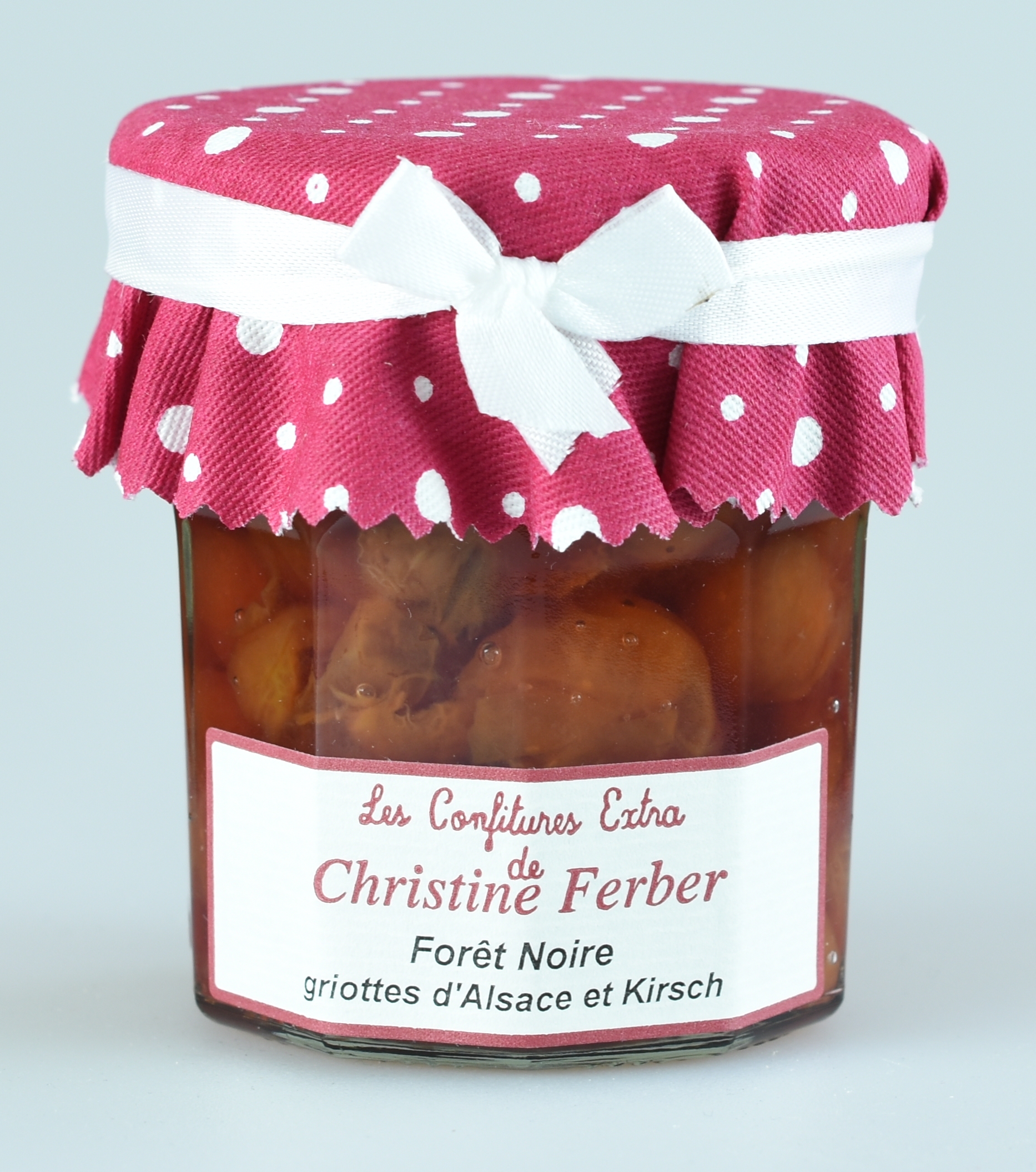 Sauerkirschen mit Kirschwassser, Confiture extra, Fôret-Noire, Christine Ferber 0,22 kg