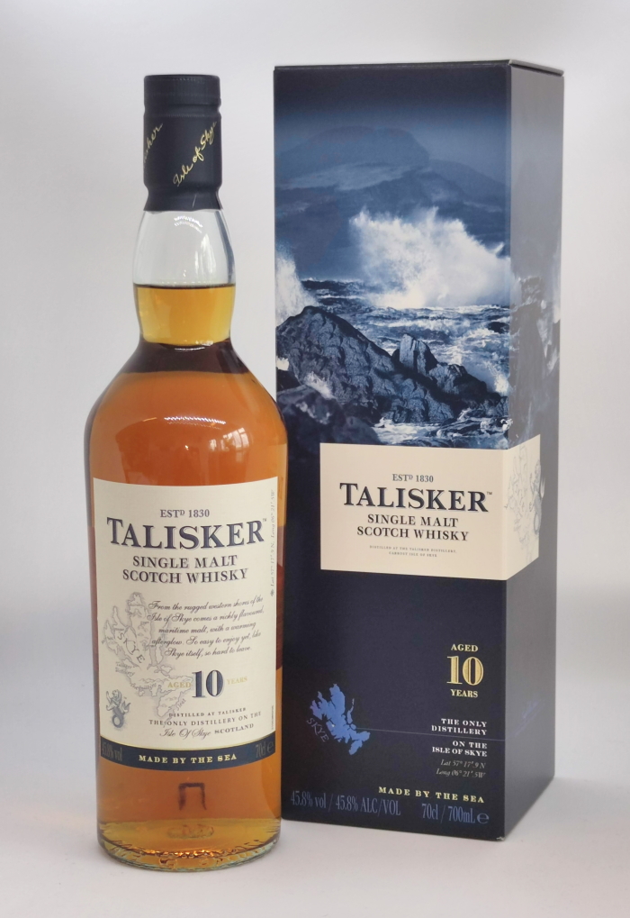 Talisker 10 Jahre - Single Malt Scotch Whisky - 45,8% Vol. 0,7 l