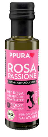 BIO PPURA, natives Olivenöl extra Rosa Passione 0,1 l